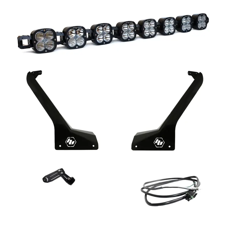 Baja Designs Jeep JL JT Roof Bar LED Light Kit 8 XL Linkable w Upfitter
