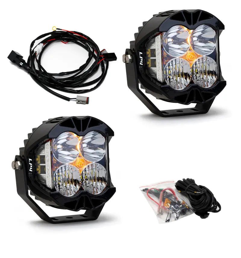 Baja Designs LP4 Pro Driving Combo LED Clear (Pair)