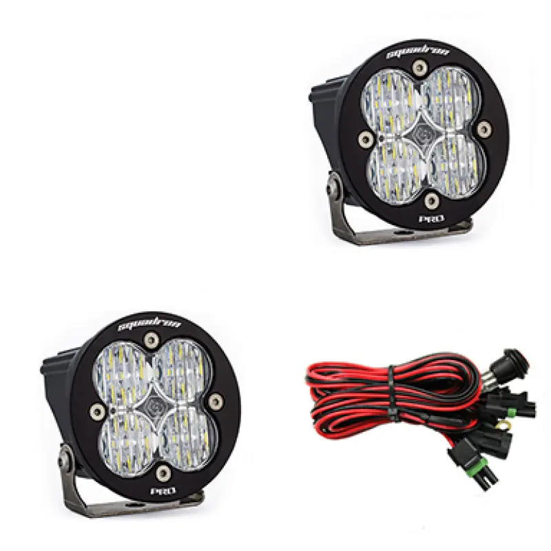Baja Designs Squadron R Pro Wide Cornering Pair LED Light Pods Clear