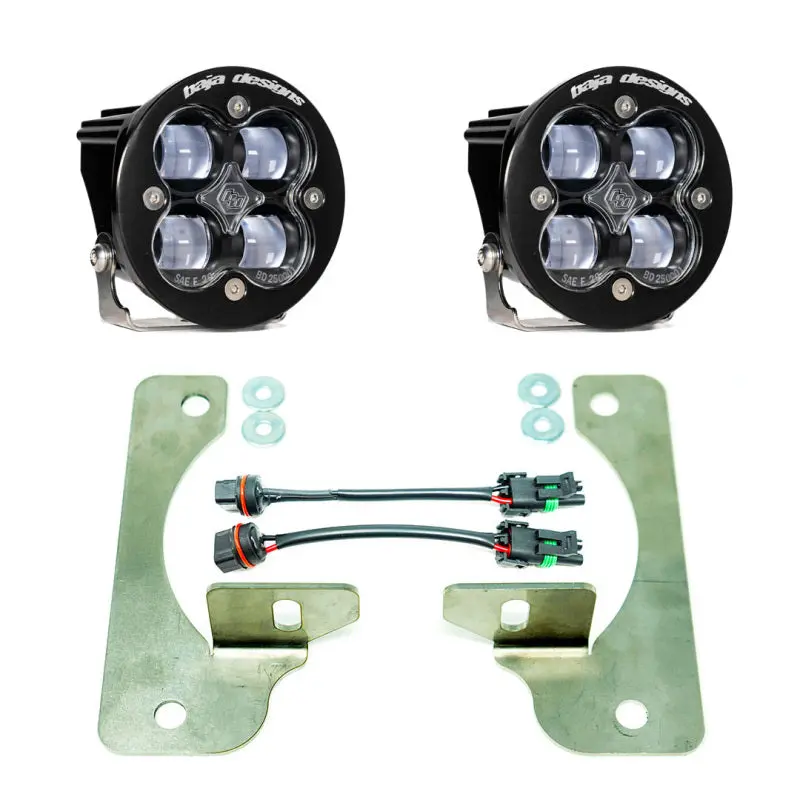 Baja Designs 18+ Wrangler JL Rubicon Squadron R Fog Light & Fog Pocket Kit