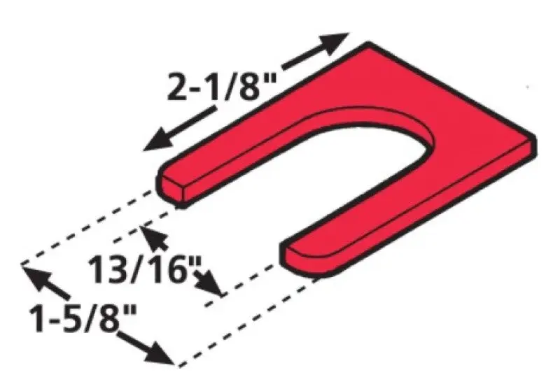 SPC Performance Tandem Shim FRTLNR 1 8in (100)