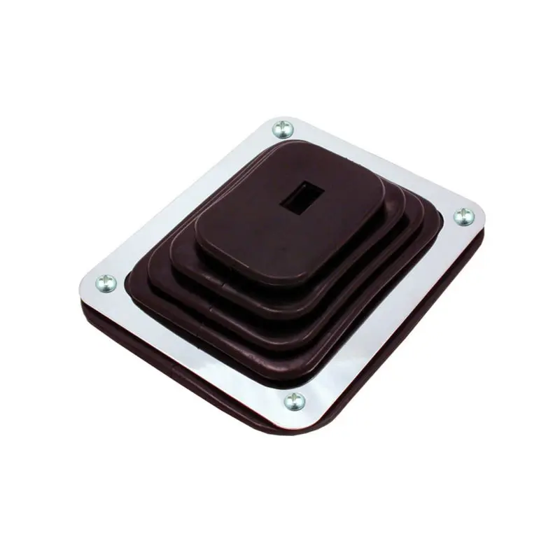 Spectre Shift Boot (Small) Black Rubber w Chrome Plated Steel Installation Ring
