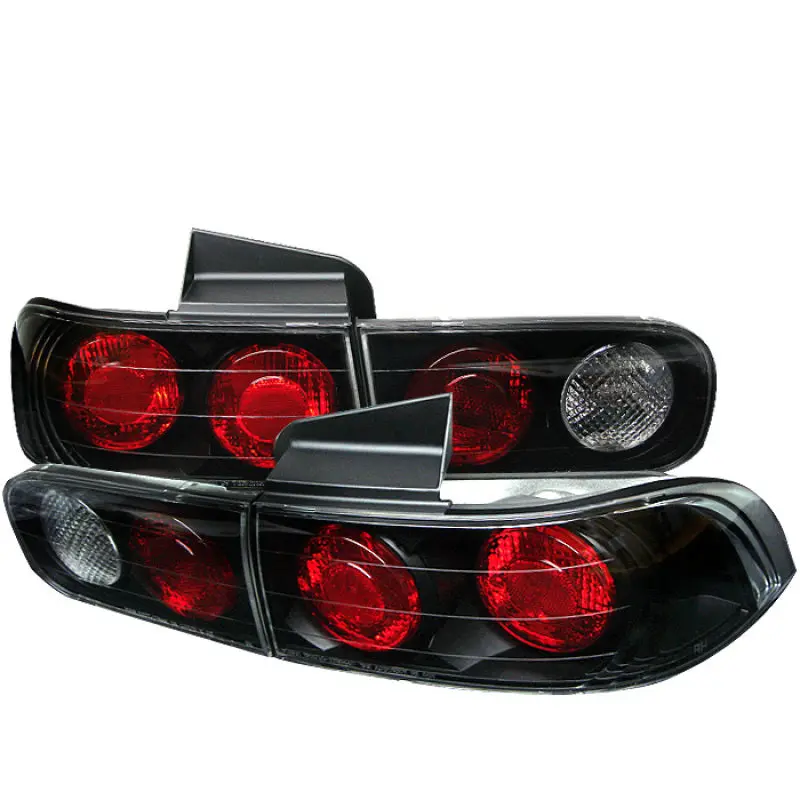 Spyder Acura Integra 94 01 4Dr Euro Style Tail Lights Black ALT YD AI94 4D BK