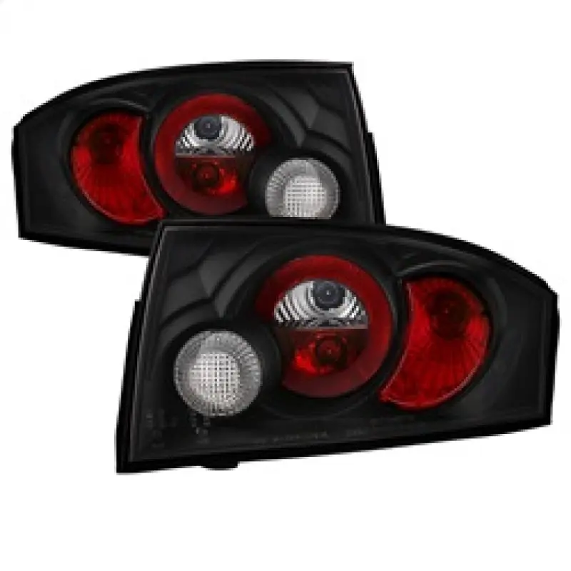Spyder Audi TT 00 06 Euro Style Tail Lights Black ALT YD ATT99 BK