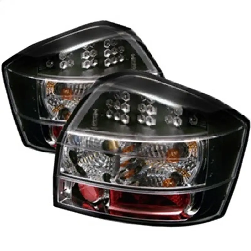 Spyder Audi A4 02 05 LED Tail Lights Black ALT YD AA402 LED BK