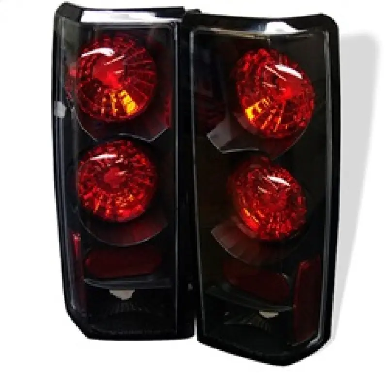 Spyder Chevy Astro Safari 85 05 Euro Style Tail Lights Black ALT YD CAS85 BK