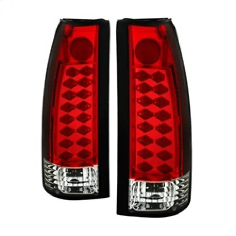 Spyder Chevy C K Series 1500 88 98 Blazer 92 94 LED Tail Lights Red Clear ALT YD CCK88 LED RC