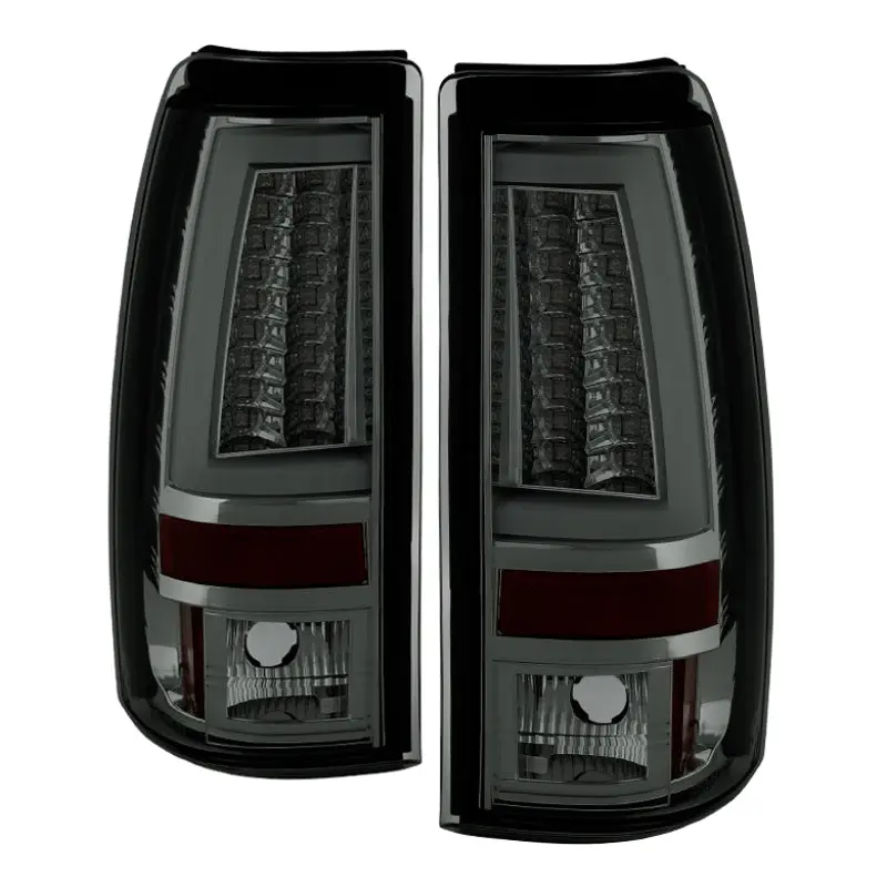 Spyder Chevy Silverado 1500 2500 99 02 Version 2 LED Tail Lights Smoke ALT YD CS99V2 LED SM