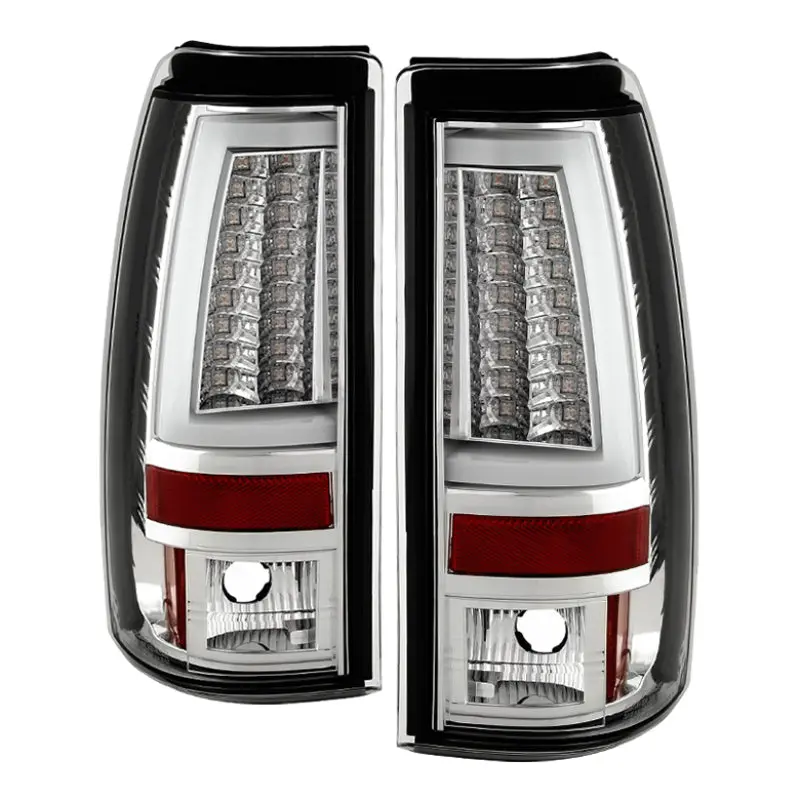 Spyder Chevy Silverado 1500 2500 03 06 Version 2 LED Tail Lights Chrome ALT YD CS03V2 LED C