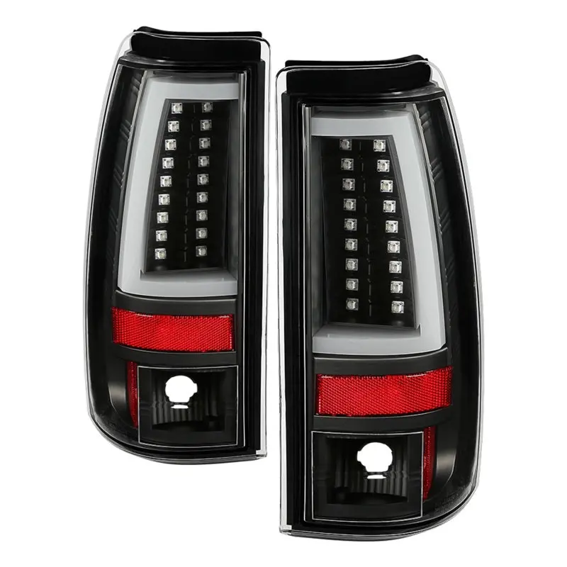 Spyder 03 06 Chevy Silverado (Does Not Fit Stepside) LED Tail Lights All Black ALT YD CS03V2 LED