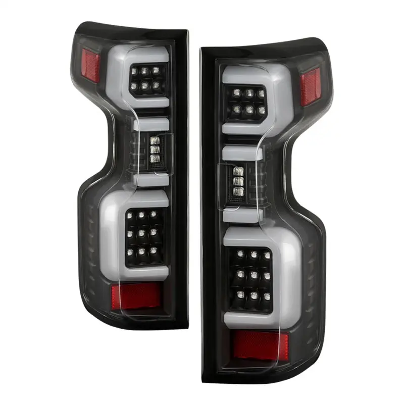 Spyder Chevy Silverado 19 20 (Do Not Fit Halogen Model) LED Tail Light Blk ALT YD CS19LED BK