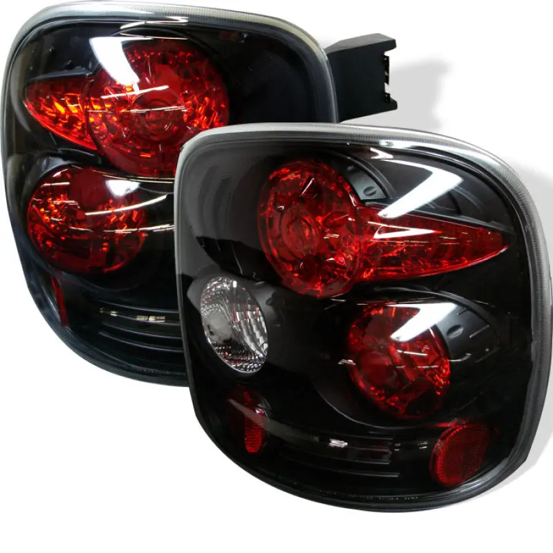 Spyder Chevy Silverado Stepside 99 04 Euro Style Tail Lights Black ALT YD CS99STS BK