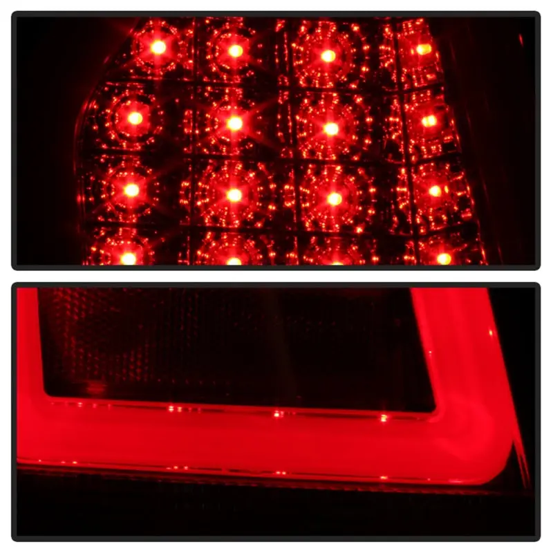 Spyder Chrysler 300C 08 10 V2 Light Bar LED Tail Lights Red Clear ALT YD C308V2 LED RC