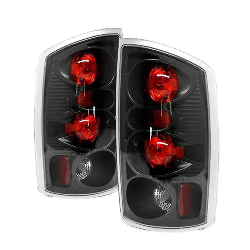 Spyder Dodge Ram 02 06 1500 Ram 2500 3500 03 06 Euro Style Tail Lights Black ALT YD DRAM02 BK