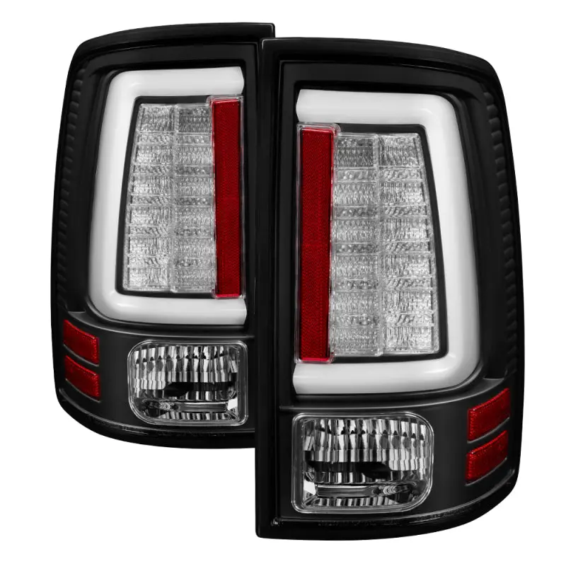 Spyder Dodge Ram 2013 2014 Light Bar LED Tail Lights Black ALT YD DRAM13V2 LED BK