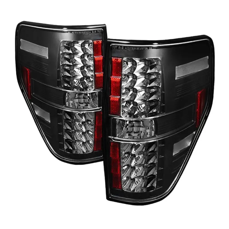 Spyder Ford F150 09 14 LED Tail Lights Black ALT YD FF15009 LED BK