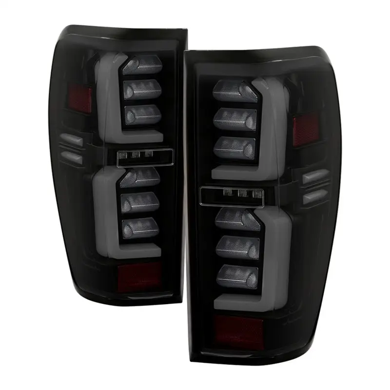 Spyder GMC Sierra 19 20 Incandescent Bulb Model Only LED Tail Lights Black Smoke ALT YD GS19 LED BSM
