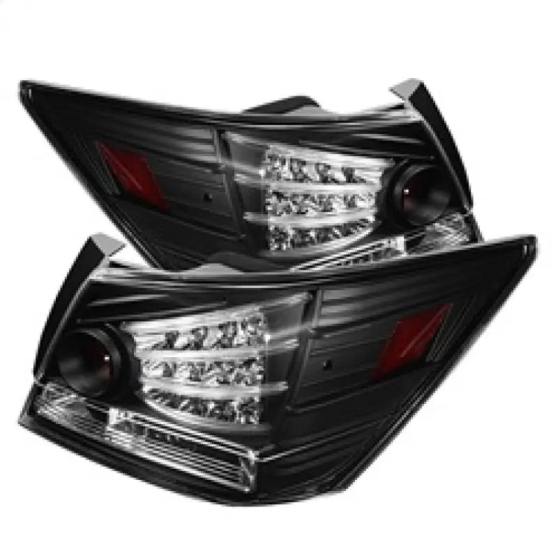 Spyder Honda Accord 08 12 4DR LED Tail Lights Black ALT YD HA08 4D LED BK