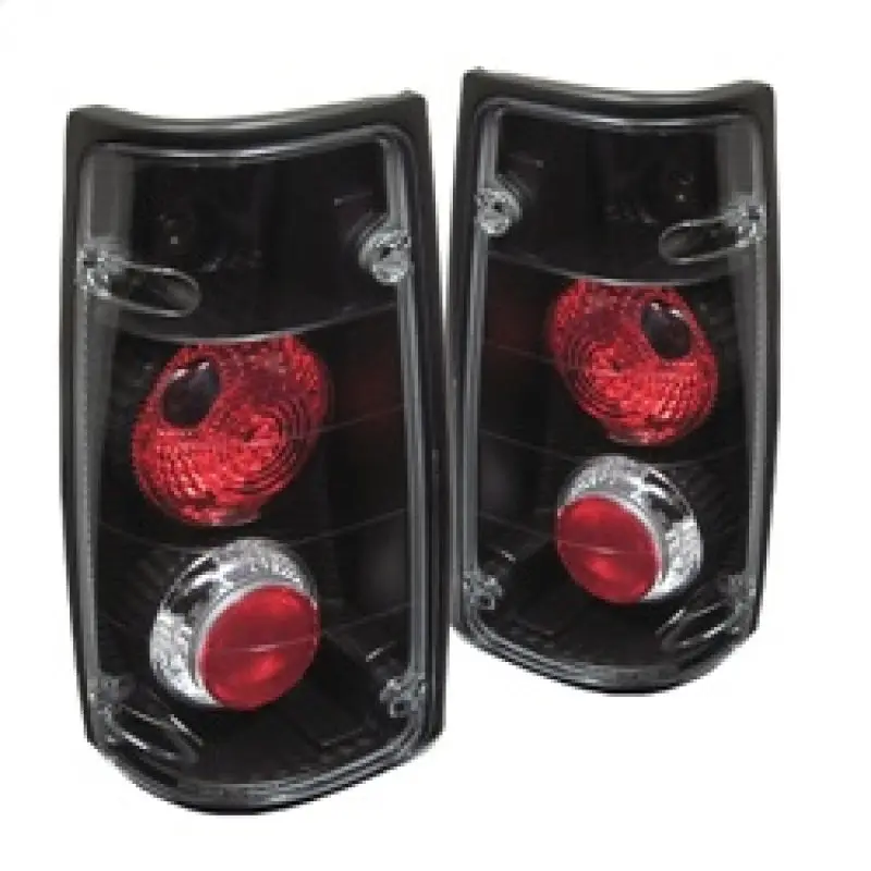 Spyder Isuzu Rodeo 91 97 Isuzu Amigo 89 94 Euro Style Tail Lights Black ALT YD IR91 BK