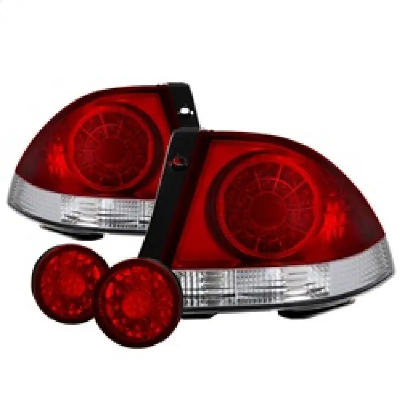 Spyder 01 03 Lexus IS300 LED Tail Lights Red Clear ALT YD LIS300 LED SET RC