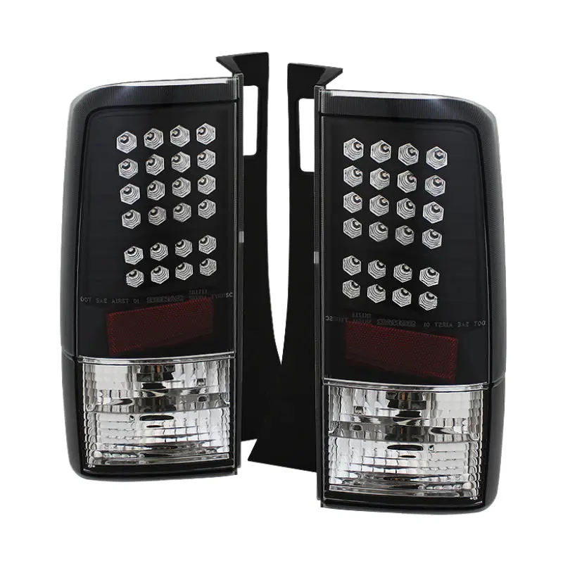 Spyder Scion XB 03 07 LED Tail Lights Black ALT YD TSXB03 LED BK