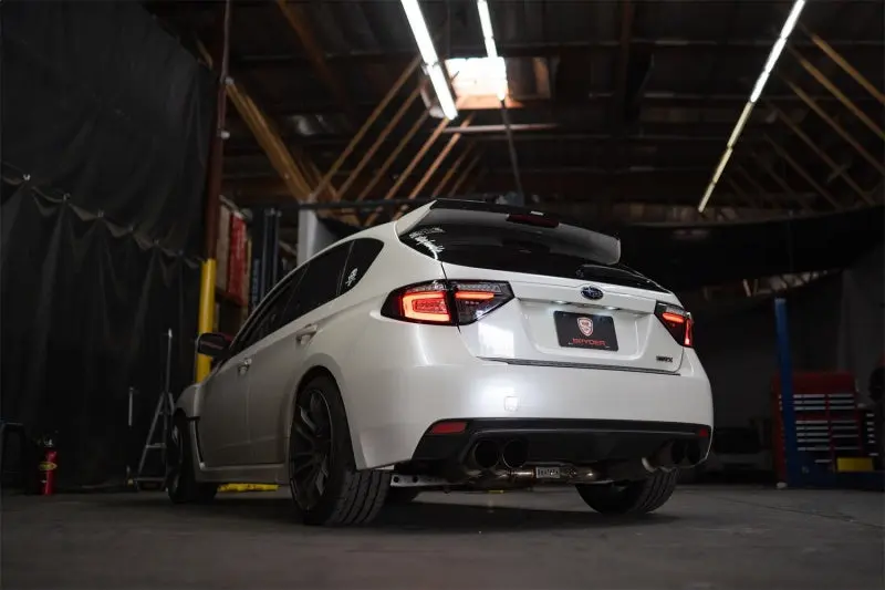 Spyder 08 14 Subara Impreza WRX Hatchback LED Tail Lights Seq Signal Black ALT YD SI085D SEQ BK
