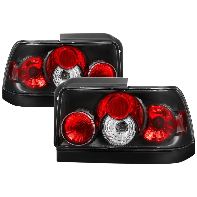Spyder Toyota Corolla 93 97 Euro Style Tail Lights Black ALT YD TC93 BK
