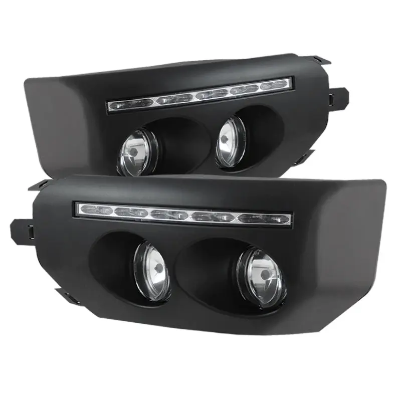Spyder Toyota FJ Cruiser 07 14 Fog Lights LED Daytime Running Lights w swch Blk FL DRL TFJ07 BK