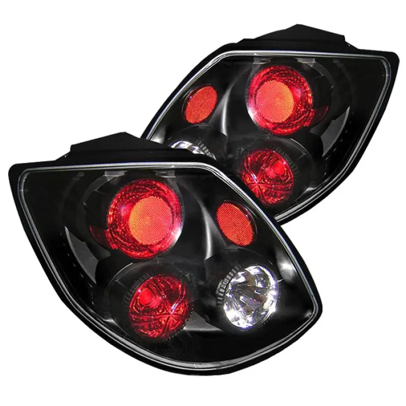 Spyder Toyota Matrix 03 05 Euro Style Tail Lights Black ALT YD TMA03 BK