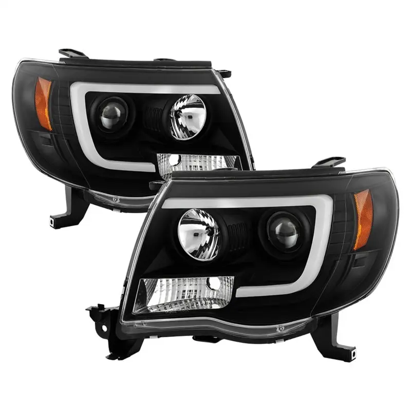 Spyder Toyota Tacoma 05 11 V2 High Power LED Headlights Black PRO YD TT05PL BK