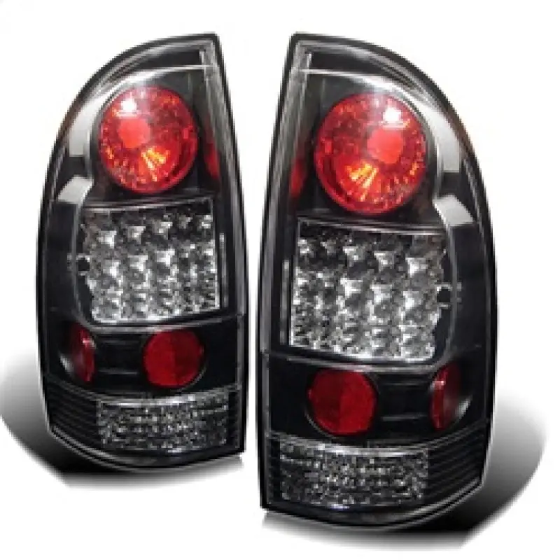 Spyder Toyota Tacoma 05 15 LED Tail Lights Black ALT YD TT05 LED BK