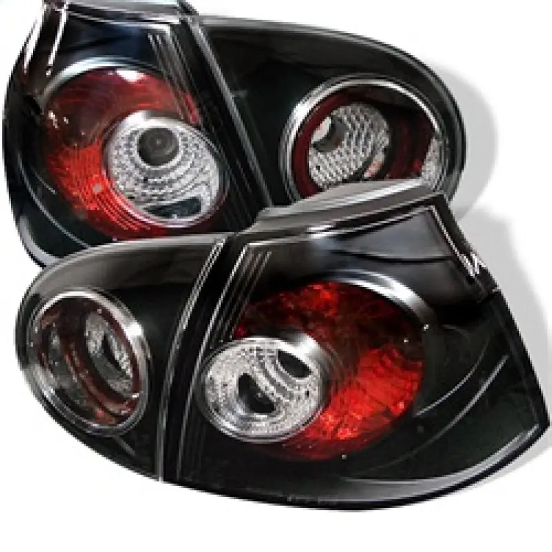 Spyder Volkswagen Golf V 06 09 Euro Style Tail Lights Black ALT YD VG03 BK