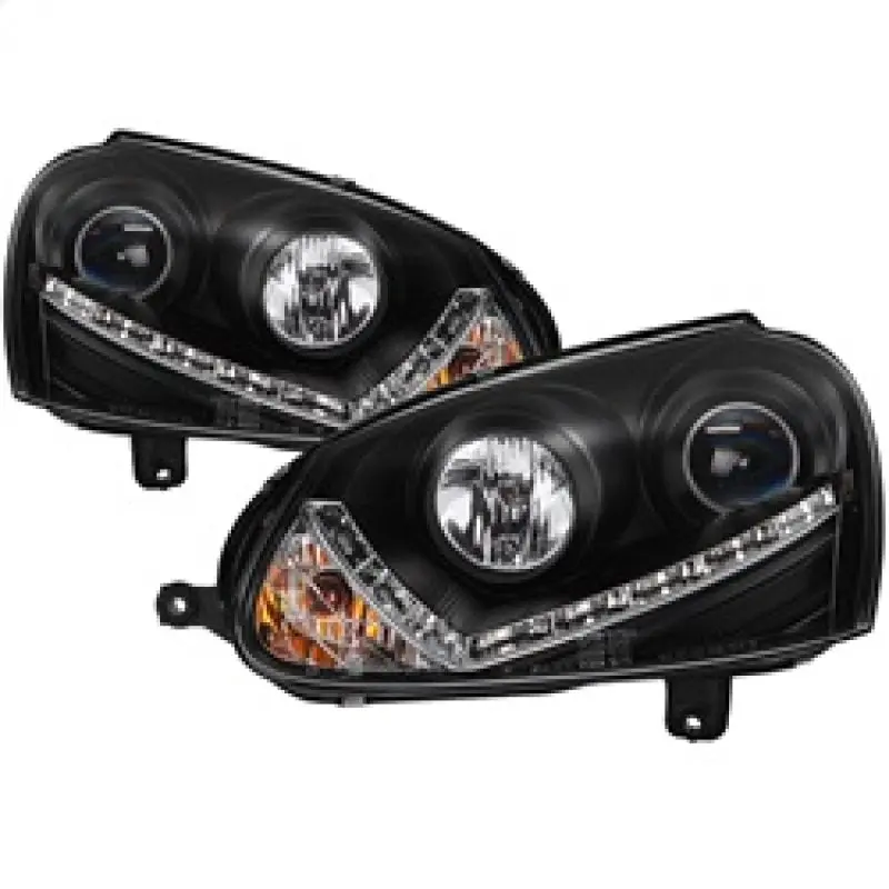 Spyder Volkswagen GTI 06 09 Jetta 06 09 Xenon HID Model Only DRL Black PRO YD VG06 HID DRL BK