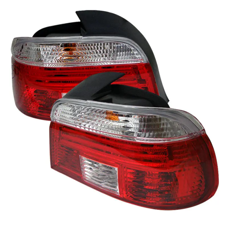 Xtune Bmw E39 5 Series 97 00 Tail Light Red Clear ALT CI BE3997 RC SPYDER
