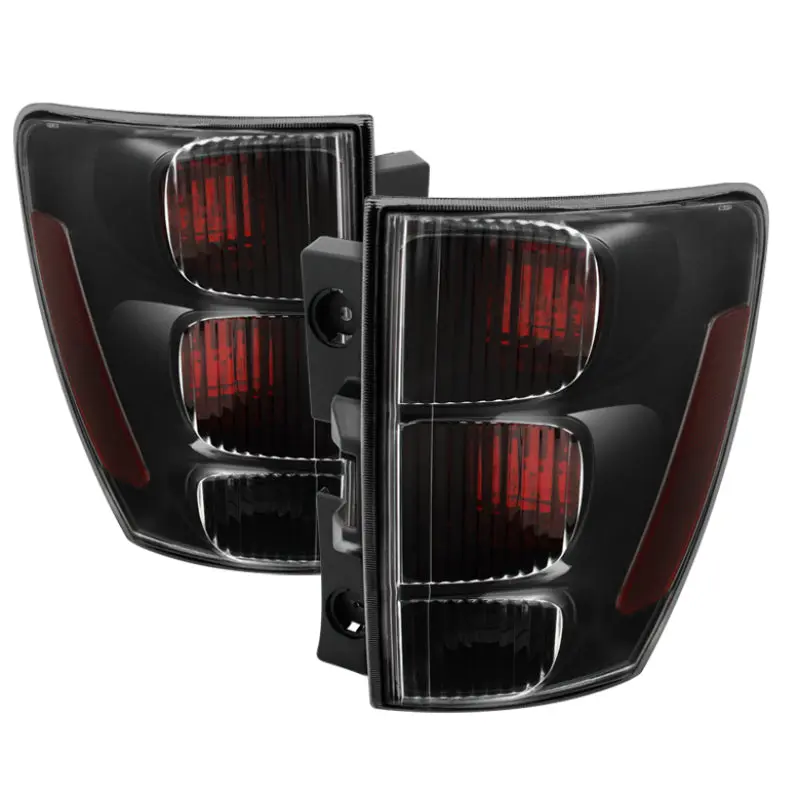 Xtune Chevy Equinox 05 09 OEM Style Tail Lights Black ALT JH CEQ05 OE RSM SPYDER
