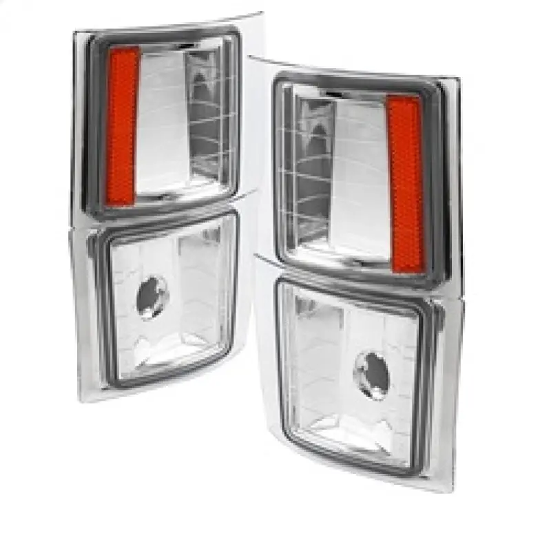 Xtune Chevy Suburban 94 98 4 pcs Corner Lights Chrome CCL JH CCK88 E AM SPYDER