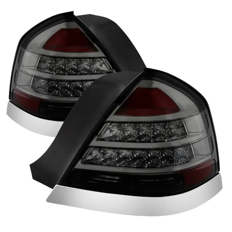 Xtune Crown Victoria 98 11 LED Tail Lights Smoke ALT JH CVIC98 LED SM SPYDER