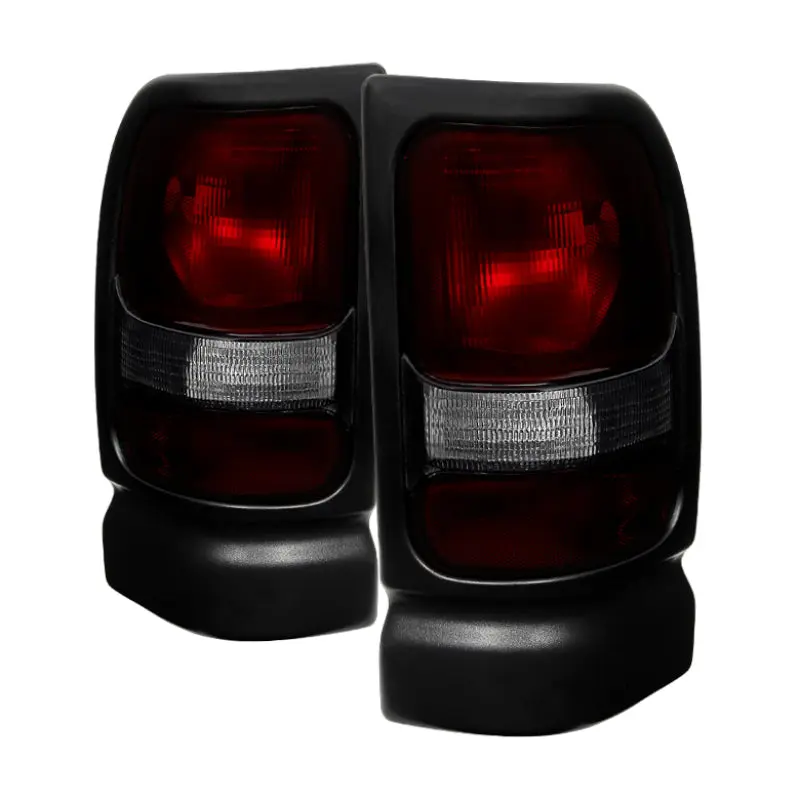 Xtune Dodge Ram 1500 94 01 (Not Sport Package) Tail Lights Red Smoked ALT JH DR94 OE RSM SPYDER