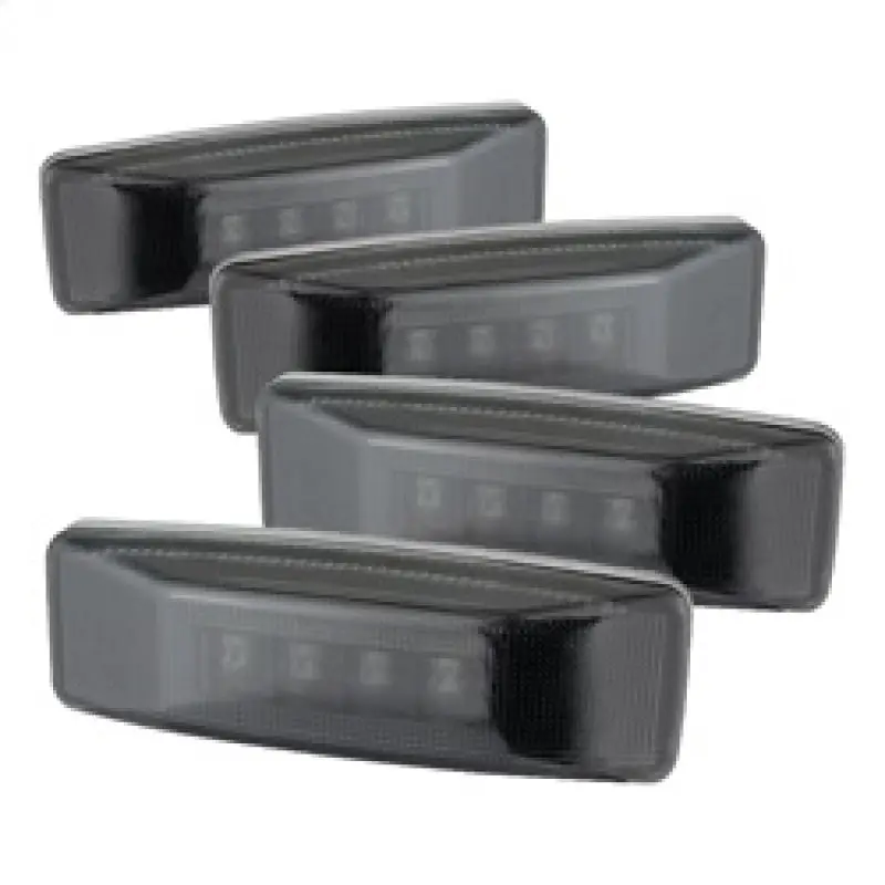 Xtune Dodge Ram 94 02 Dually 2 Red LED+2 Amber LED Fender Lights 4pcs Smoke ACC LED DR94 FE SM SPYDER