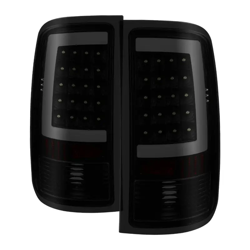 xTune 07 13 GMC Sierra 1500 LED Tail Lights Black Smoke (ALT ON GS07 G2 LED BSM) SPYDER