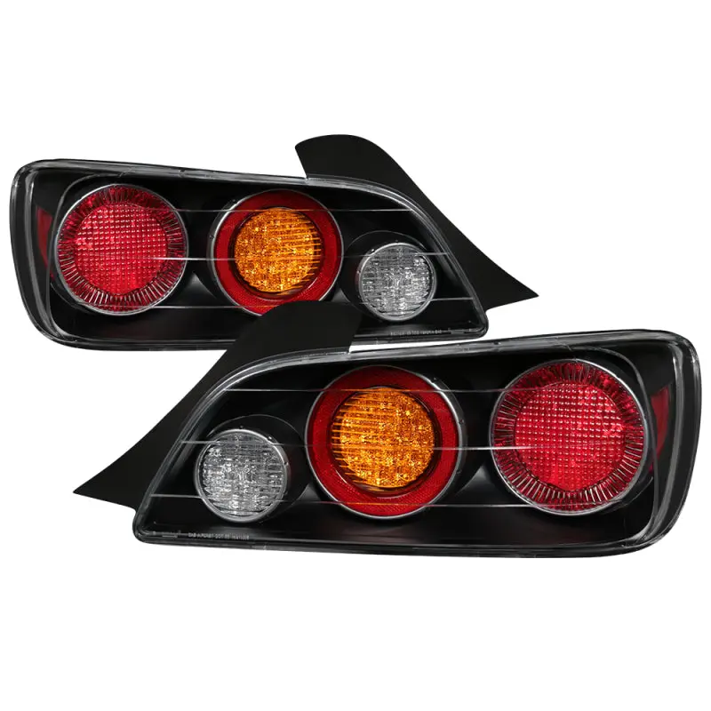 xTune Honda S2000 04 08 LED Tail Lights Black ALT ON HS2K04 LED BK SPYDER