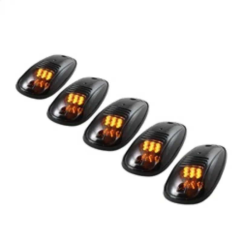 Xtune 5 pcs Roof Cab Marker Parking Running Lights Smoked ACC 011 SPYDER