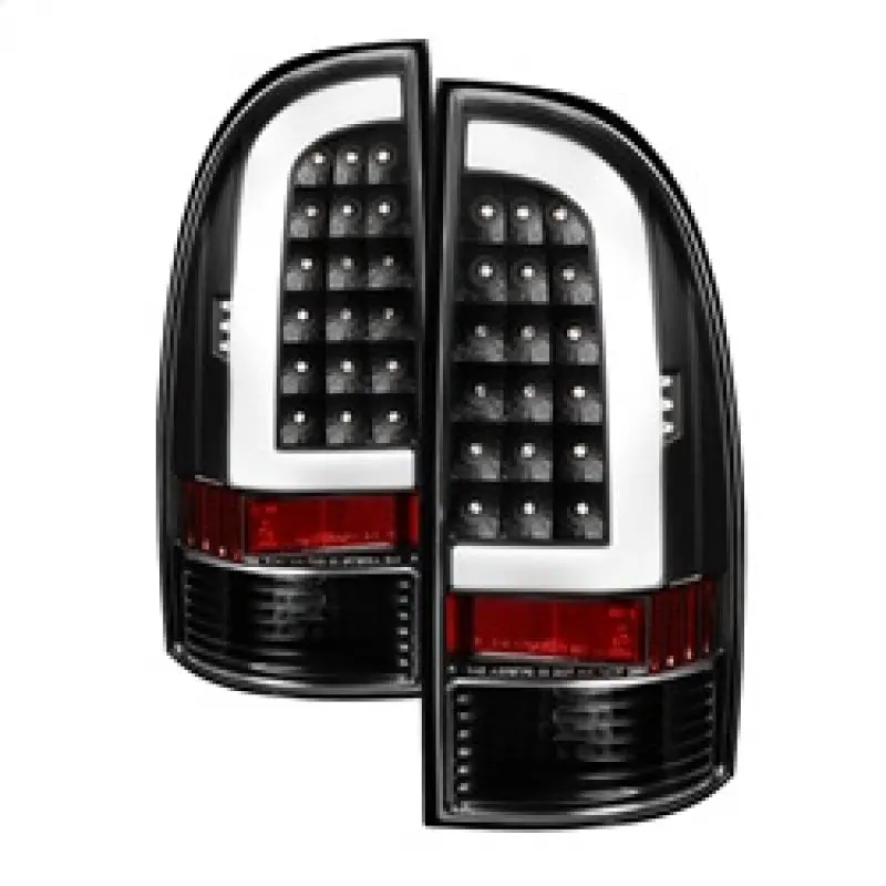 xTune Toyota Tacoma 05 15 Tail Lights Light Bar LED Black ALT ON TT05 LBLED BK SPYDER