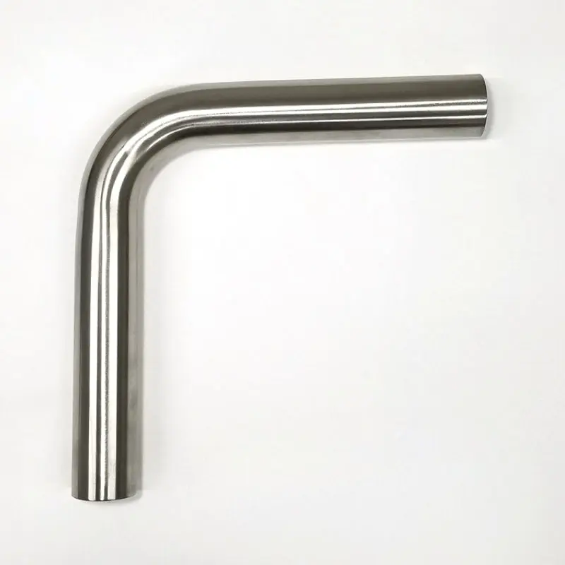 Stainless Bros 1.75in Diameter 1.5D 2.62.0in CLR 90 Degree Bend 6.5in leg 6.5in leg Mandrel Bend