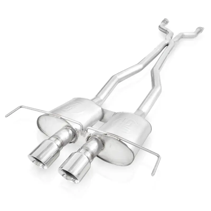Stainless Works 2009 15 Cadillac CTS V Coupe 3in Catback System X Pipe S Tube Mufflers 4in Tips