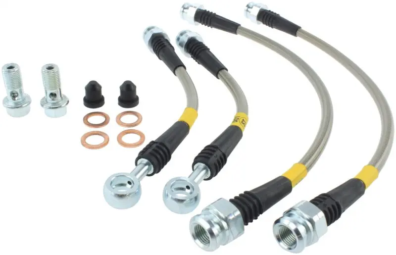 StopTech 2006 2014 Honda Ridgeline Stainless Steel Rear Brake Lines