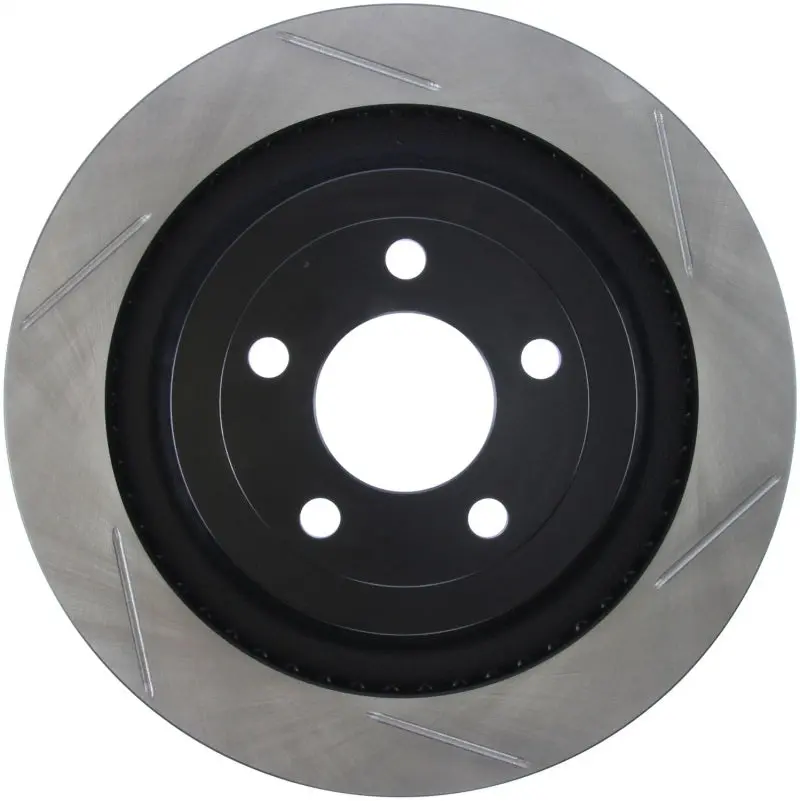 StopTech 2015 Ford Mustang GT w Brembo Brakes Left Rear Slotted Brake Rotor
