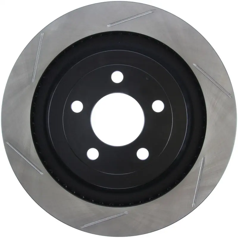 StopTech 2015 Ford Mustang GT w Brembo Brakes Right Rear Slotted Brake Rotor