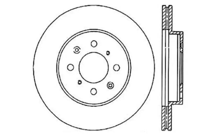 StopTech 90 01 Acura Integra (exc. Type R) 01 05 Honda Civic 07+ Honda Fit 93 97 Del Sol VTEC