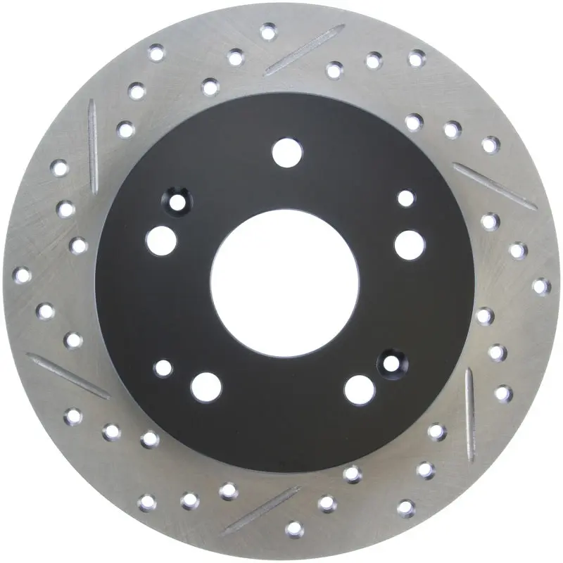 StopTech 02 06 Acura RSX Incl. Type S 97 01 Integra Type R Slotted & Drilled Right Rear Rotor